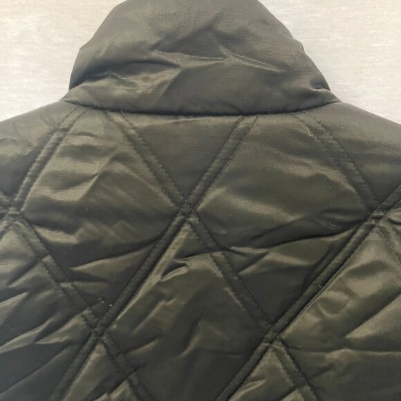GUESS Women’s Quilted Puffer Jacket – Black, Size M, Zipper Pockets, Fully Lined - Picture 4 of 7